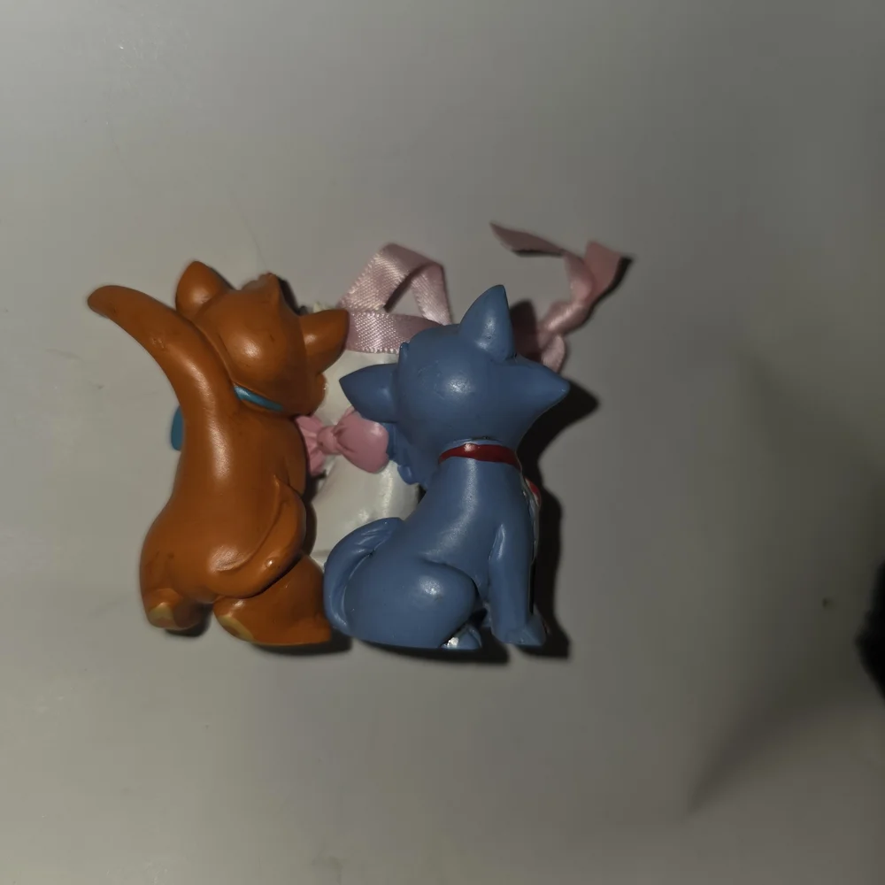 Disney Trio Ornament with Pink Ribbon - Picture 2 of 2